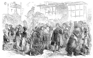 Hk Phiz Browne Prints: The Great Naval Review: No Beds - drawn by Phiz