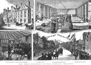 Charity Event Prints: The Great Northern Central Hospital, Holloway, 1888. Creator: Unknown
