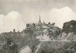 Rowe And Co Prints: The Great Pagoda, Moulmein, 1900. Creator: Unknown