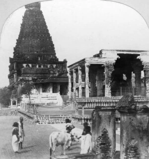 Images Dated 3rd March 2008: The Great Pagoda of Tanjore (Thanjavur), India, 1902.Artist: BL Singley