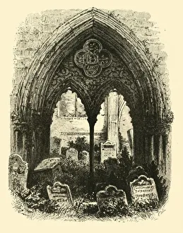 Derelict Gallery: Great Portal, Crowland Abbey, 1890. Creator: Unknown