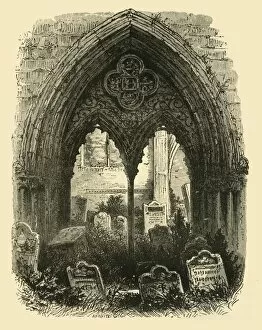 Benedictine Gallery: The Great Portal, Crowland Abbey, 1898. Creator: Unknown