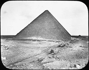 The Great Pyramid of Khufu (Cheops), Giza, Egypt, c1890. Artist: Newton & Co