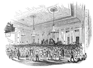 The Emancipator Prints: Great Repeal Meeting in Washington Hall, 1844. Creator: Unknown