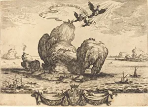 The Great Rock, 1623. Creator: Jacques Callot