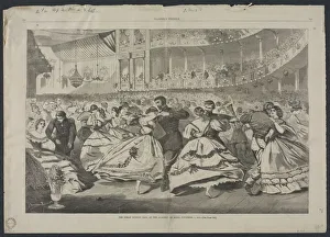 The Great Russian Ball at the Academy of Music, November 5, 1863, 1863. Creator: Winslow Homer