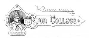 Mitre Prints: The Great Schools of England: No. 1 - Eton College, 1890. Creator: Unknown