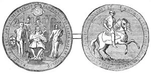 Images Dated 28th March 2008: Great Seal of George II, mid 18th century, (19th century)