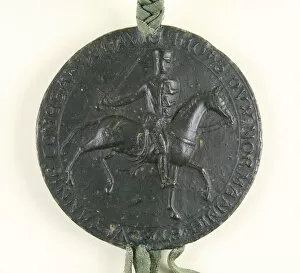 Great Seal of King John, 1203. Artist: Historic Object