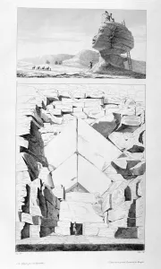 Ladder Prints: The Great Sphinx of Giza, and the entrance to the Pyramid of Memphis, c1808