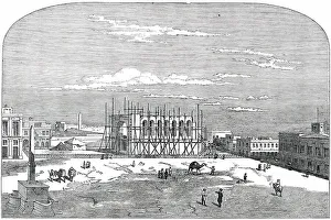 Alter Prints: The Great Square in Alexandria - Present State of the Proposed Church