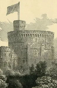 Rev Charles Bullock Prints: The Great Tower, Windsor Castle, c1897. Creator: Unknown