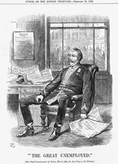Unemployment Gallery: The Great Unemployed, 1886. Artist: Joseph Swain