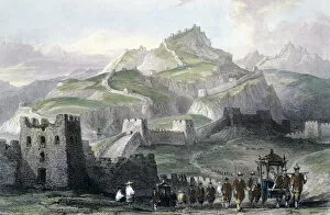 T Allom Gallery: The Great Wall of China, 1843. Artist: Thomas Allom