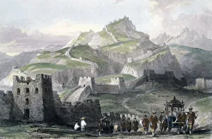T Allom Gallery: The Great Wall of China, 1843. Artist: Thomas Allom