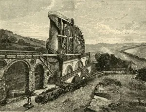 Mechanical Gallery: Great Wheel at Laxby, 1898. Creator: Unknown