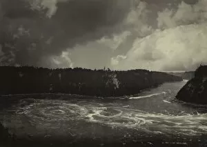 Albumen Print From Glass Negative Collection: The Great Whirlpool, Niagara, c. 1880s. Creator: Unidentified Photographer