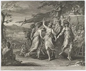 Wrestlers Prints: A Grecian Harvest-Home, or Thanksgiving to the Rural Deities