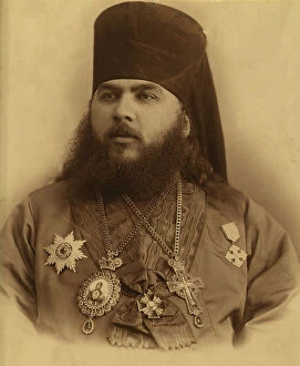 Crucifix Collection: Greek Bishop of Alaska, 1894. Creator: Alfred Lee Broadbent