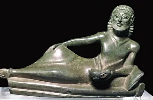 Oracle Prints: Greek bronze of a banqueter