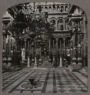 Greek Cathedral in the Holy Sepulchure Church, Jerusalem, c1900