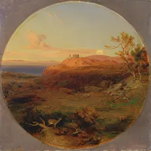 Style Prints: Greek Landscape on the Island of Aegina, 1842-1845. Creator: Carl Rottmann