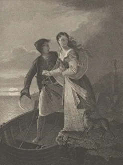 Durand Collection: Greek Lovers, 1825. Creator: Asher Brown Durand