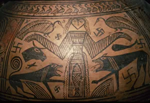 Greek Pithos, (Jar) from Thebes, 7th century BC