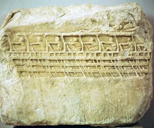 Greek relief of an Athenian warship