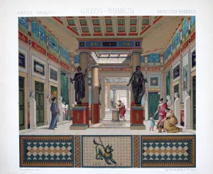 Didot Prints: Greek, Roman temple, c1800-1835. Artist: Firmin Didot