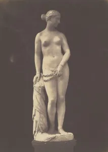 Hiram Powers Prints: Greek Slave, 1851. Creator: Hugh Owen