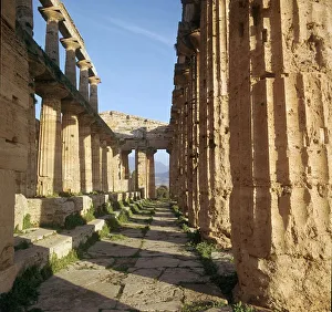 Doric Prints: Greek temple of Hera at Paestum, 5th century BC