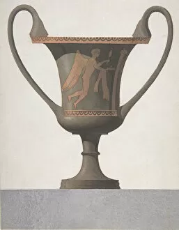 Greek Vase featuring Eros, 18th century. Creator: Anon