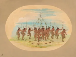 Custom Collection: Green Corn Dance - Minatarrees, 1861. Creator: George Catlin