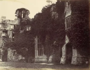 Monmouthshire Prints: Green Court, Raglan, 1858. Creator: Alfred Capel-Cure