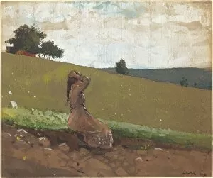 The Green Hill, 1878. Creator: Winslow Homer
