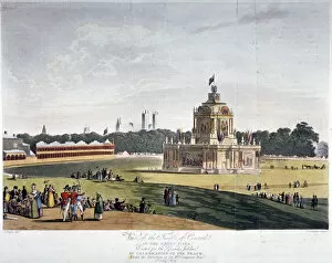 Augustus Charles Gallery: Green Park, Westminster, London, 1814. Artist: Joseph Constantine Stadler