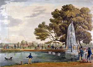 Reservoir Prints: Green Park, Westminster, London, 1826. Artist