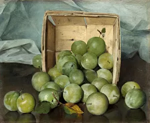 Green Plums, c. 1885. Creator: Joseph Decker