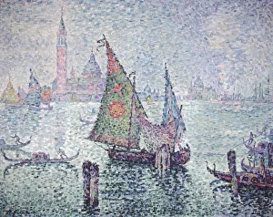 The Green Sail, Venice, 1904. Artist: Paul Signac