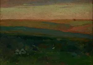 Eastern European Prints: Green Steppe in the Ukraine, 1904. Creator: Jan Stanislawski