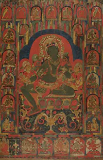 Enlightenment Prints: Green Tara, 1160s-1180s. Creator: Unknown