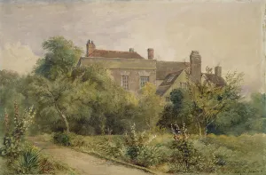 Cox David Prints: Greenfield House, Harborne, (unknown date), c1850s. Creator: David Cox the Younger