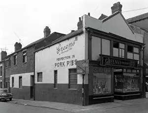 Ford Prints: Greens of Mexboro Ltd, shop in Mexborough, South Yorkshire, 1963