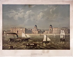 Greenwich Hospital, Greenwich, London, c1850