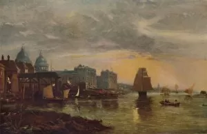 Frederick Nettlefold Gallery: Greenwich Hospital from the River, 1854, (1935). Artist: James Holland