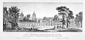 Proposal Prints: Greenwich Park, Greenwich, London, 1835. Artist: Chapman & Co