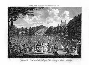 Phillips Gallery: Greenwich Park, with the Royal Observatory, on Easter Monday, London, 1804