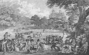 Samuel Rawle Prints: In Greenwich Park on Whit Monday, c1802, (1912). Artist: Samuel Rawle