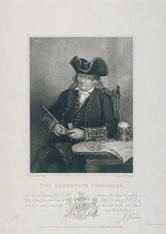 Sharp Gallery: The Greenwich Pensioner Greenwich Hospital, Greenwich, London, 1829. Artist